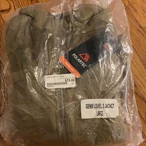 Polartec Gen 3 Jacket size Large Coyote Brown